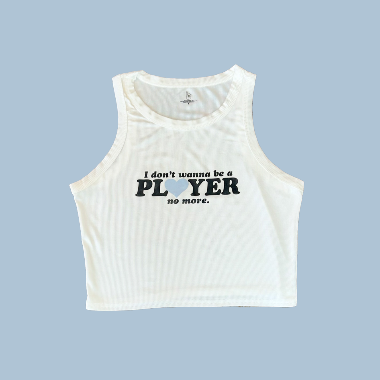 "I don't wanna be a P" Cropped Tank