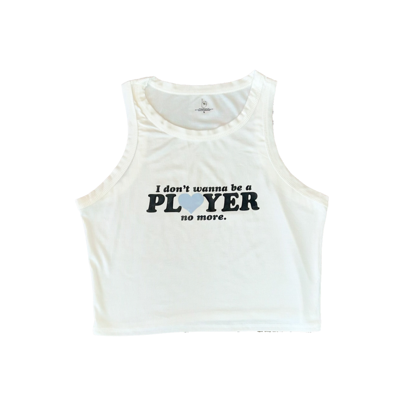 "I don't wanna be a P" Cropped Tank
