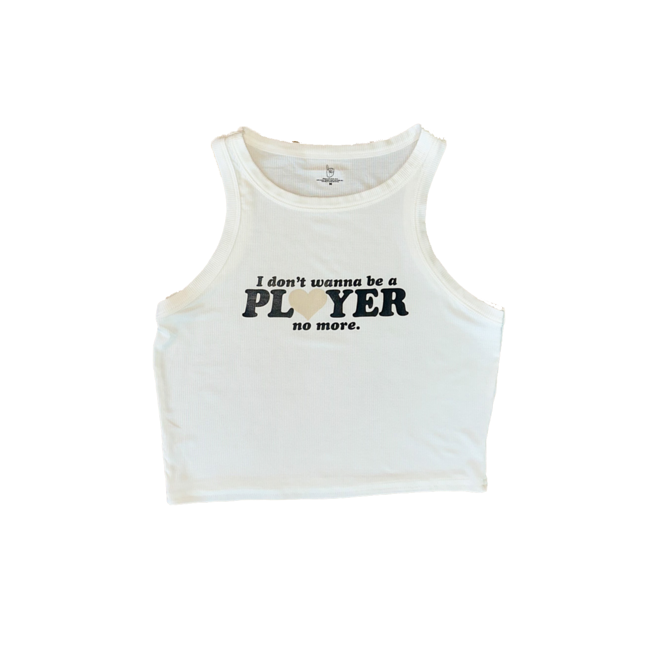 "I don't wanna be a P" Cropped Tank