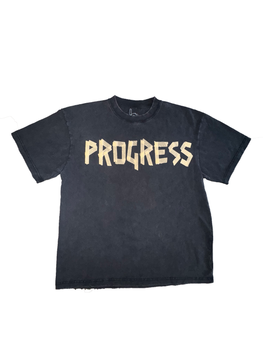 "PROGRESS" TAPE TEE